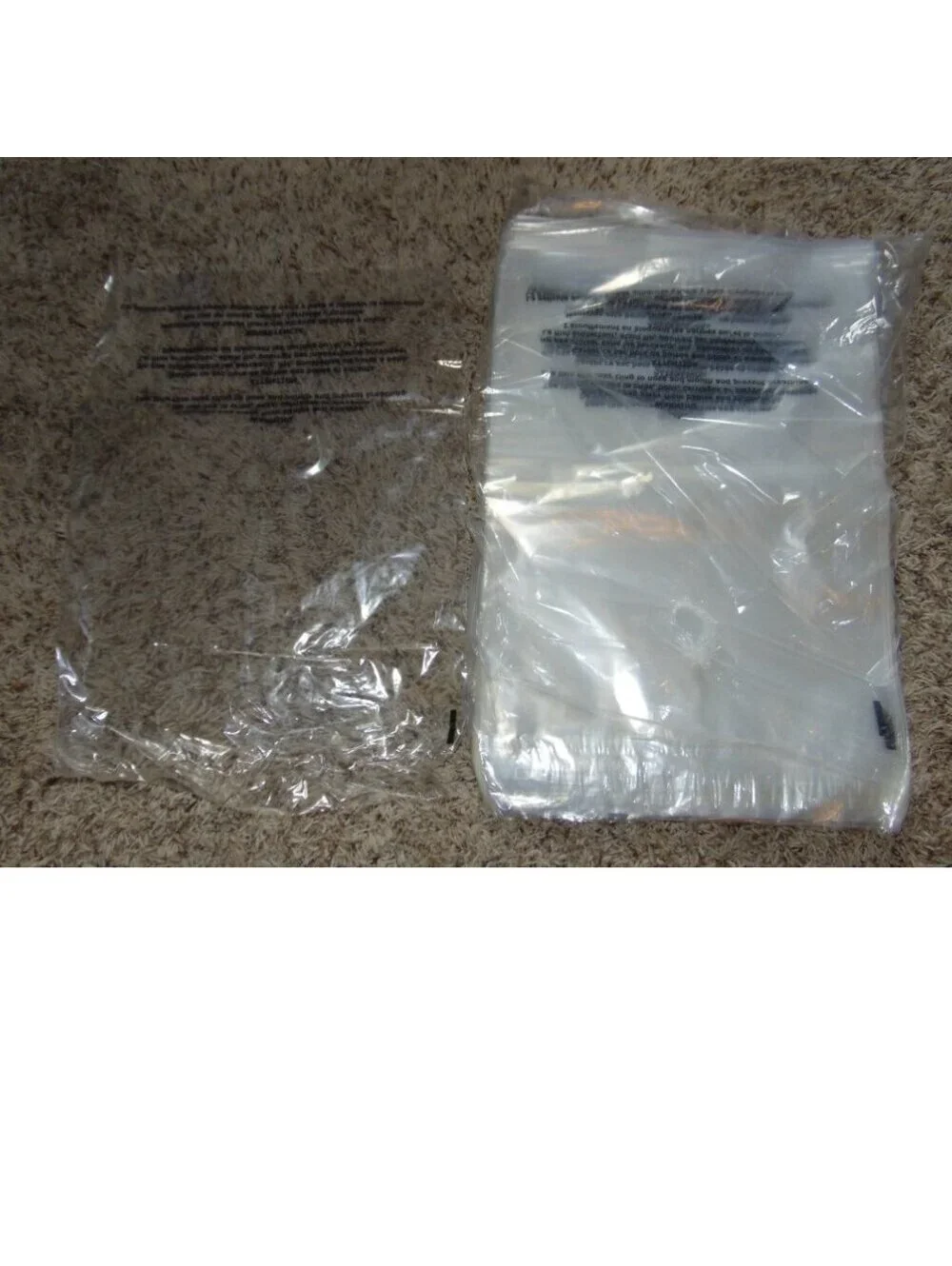 100 Clear FBA Shipping Bags 12